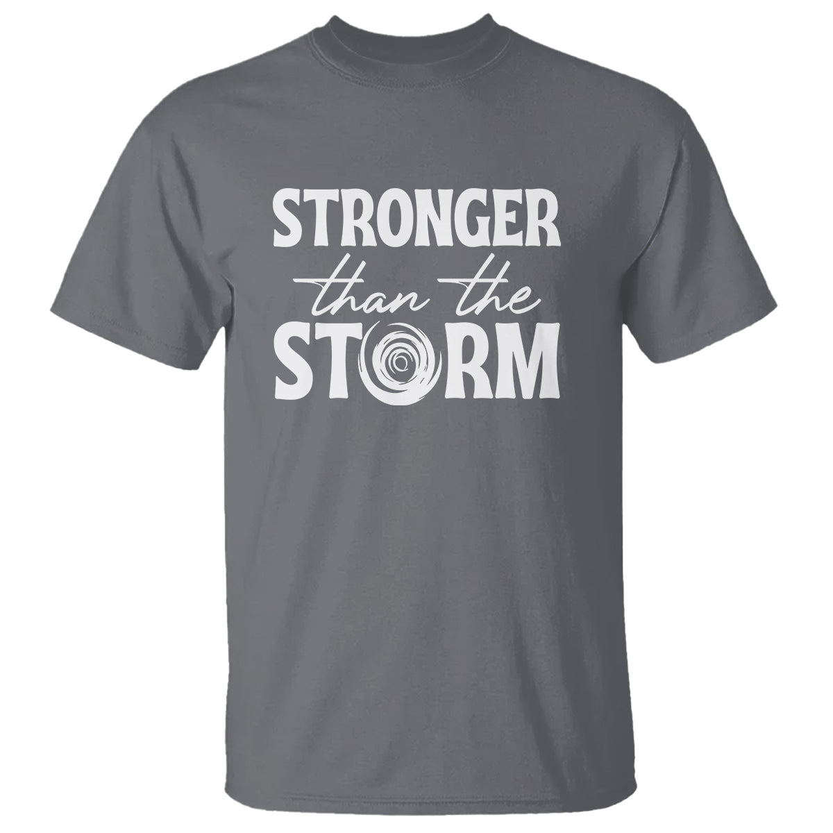 Mental Health Awareness T Shirt Stronger Than The Storm Warrior - Wonder Print Shop