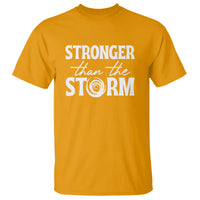 Mental Health Awareness T Shirt Stronger Than The Storm Warrior - Wonder Print Shop
