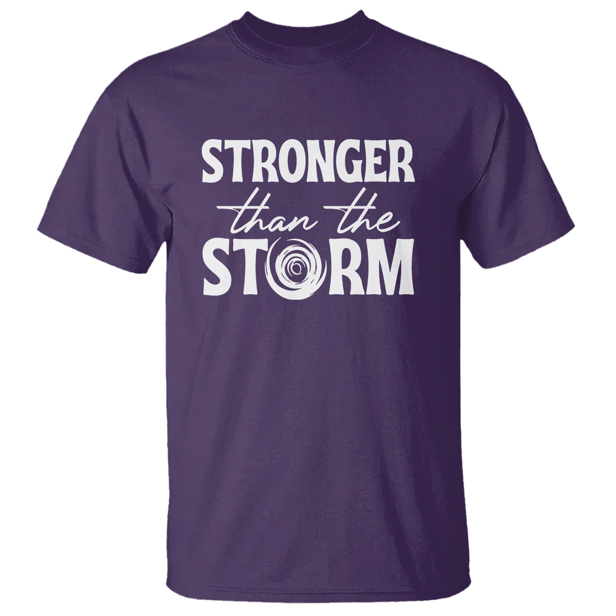 Mental Health Awareness T Shirt Stronger Than The Storm Warrior - Wonder Print Shop