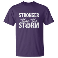 Mental Health Awareness T Shirt Stronger Than The Storm Warrior - Wonder Print Shop