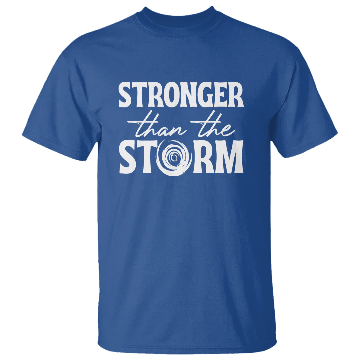 Mental Health Awareness T Shirt Stronger Than The Storm Warrior - Wonder Print Shop