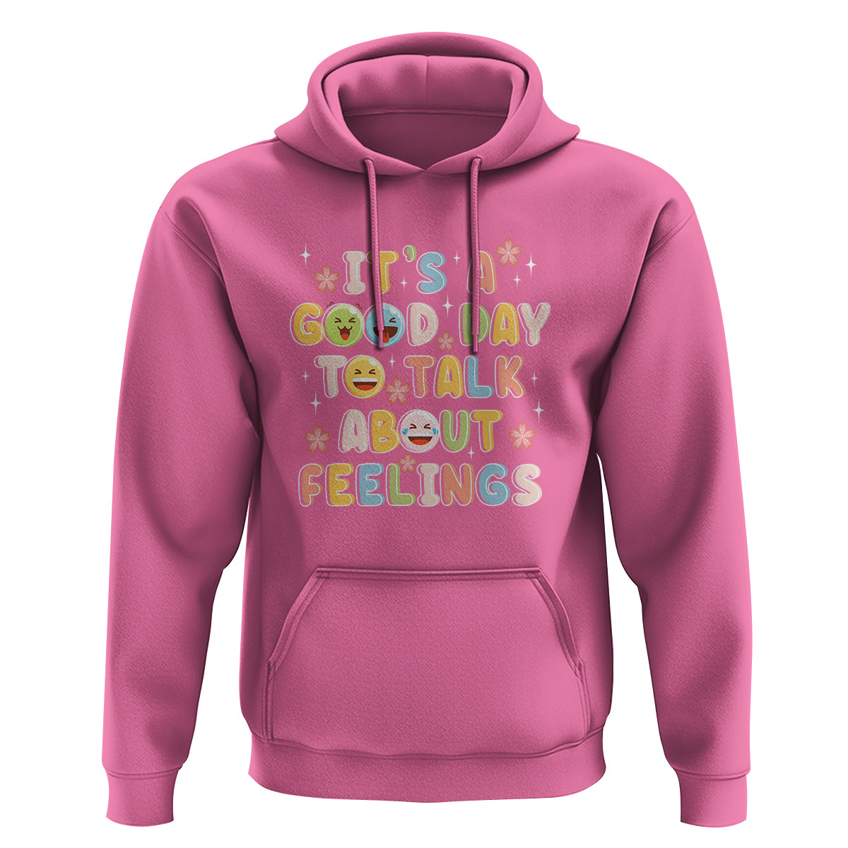 Mental Health Awareness Hoodie It's Good Day to Talk About Feelings Counselor Therapist - Wonder Print Shop