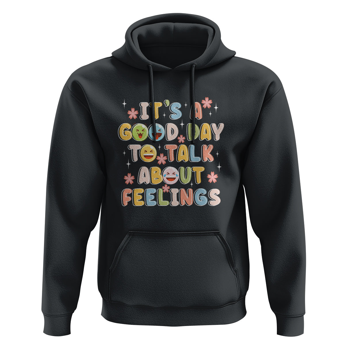 Mental Health Awareness Hoodie It's Good Day to Talk About Feelings Counselor Therapist - Wonder Print Shop