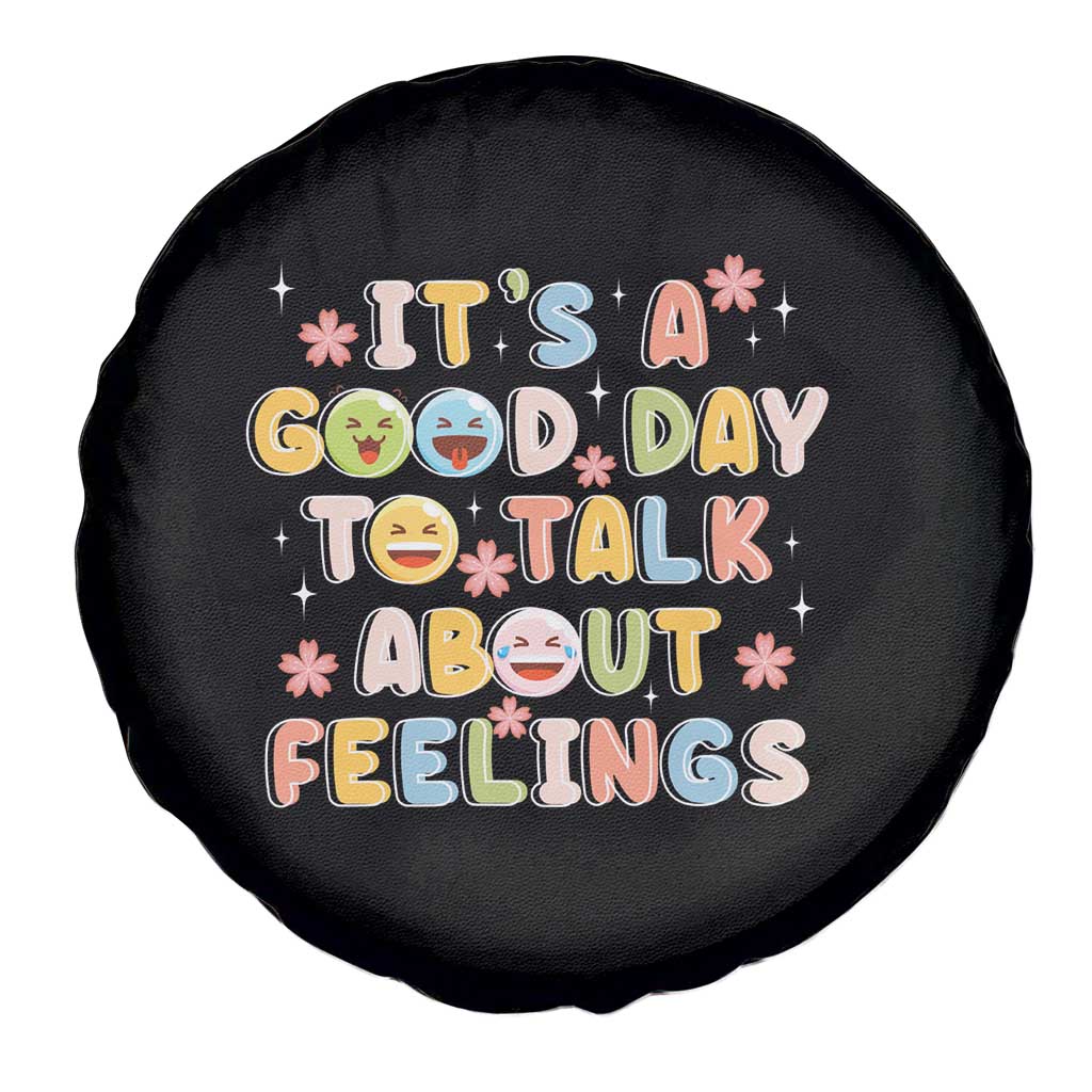Mental Health Awareness Spare Tire Cover It's Good Day to Talk About Feelings Counselor Therapist