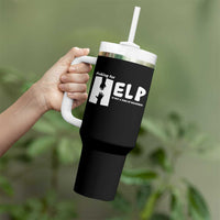 Mental Health Tumbler With Handle Asking For Help Is Not  A Sign Of Weakness