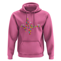Mental Health Hoodie Healing Is Not Linear Emotion Faces - Wonder Print Shop