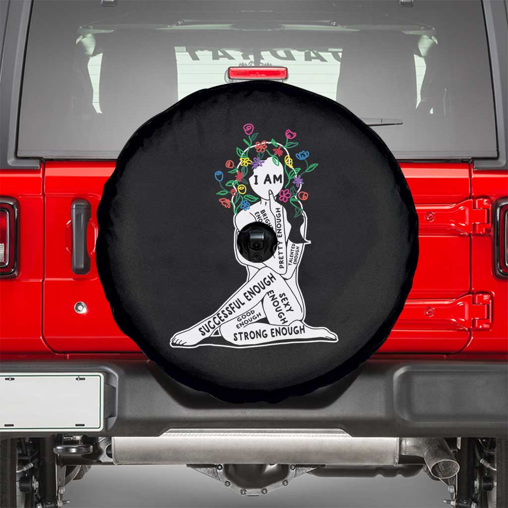 Mental Health Spare Tire Cover I Am Strong Good Beautiful Bright Talented Successful Enough