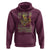 Mental Health Hoodie Mentally Ill But Totally Chill Skeleton Drinking Coffee - Wonder Print Shop