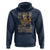 Mental Health Hoodie Mentally Ill But Totally Chill Skeleton Drinking Coffee - Wonder Print Shop