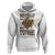 Mental Health Hoodie Mentally Ill But Totally Chill Skeleton Drinking Coffee - Wonder Print Shop