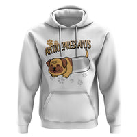 Mental Health Dog Lover Hoodie Antidepressants Dog Puppy Pill - Wonder Print Shop