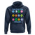 Mental Health Hoodie Your Feelings Are Valid Emotion Faces - Wonder Print Shop