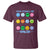 Mental Health T Shirt Your Feelings Are Valid Emotion Faces - Wonder Print Shop