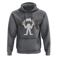 Mental Health Hoodie Your Feelings Are Valid Emotion Faces - Wonder Print Shop