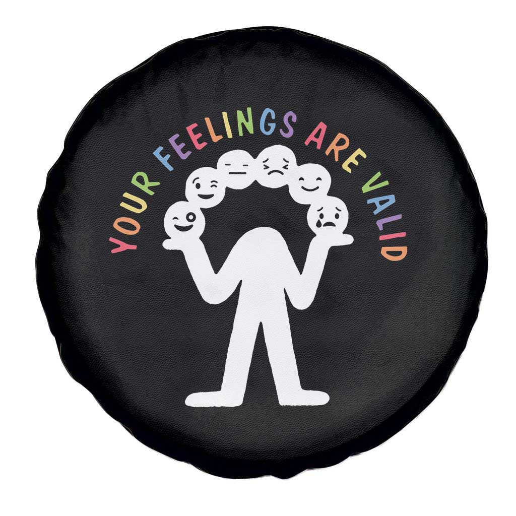 Mental Health Spare Tire Cover Your Feelings Are Valid All Emotions