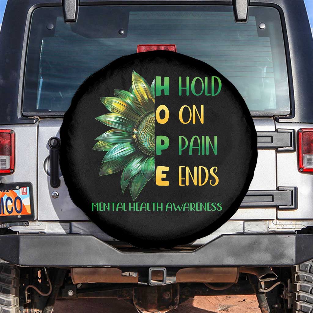 Mental Health Spare Tire Cover HOPE Hold On Pain Ends Suicide Prevention