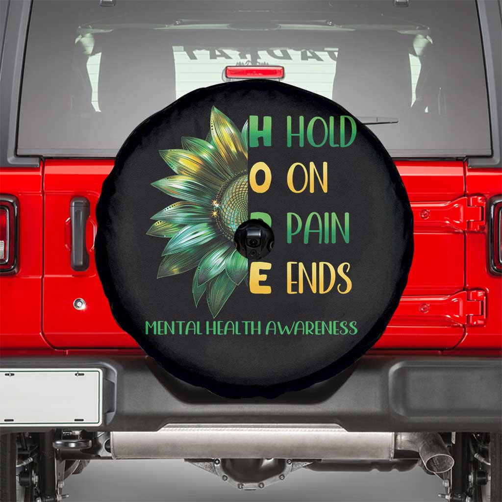 Mental Health Spare Tire Cover HOPE Hold On Pain Ends Suicide Prevention