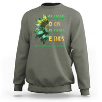 Mental Health Sweatshirt HOPE Hold On Pain Ends Suicide Prevention - Wonder Print Shop