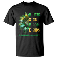 Mental Health T Shirt HOPE Hold On Pain Ends Suicide Prevention - Wonder Print Shop