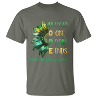 Mental Health T Shirt HOPE Hold On Pain Ends Suicide Prevention - Wonder Print Shop