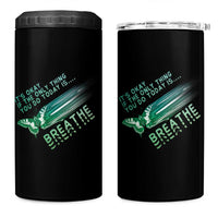 Suicide Prevention Awareness 4 in 1 Can Cooler Tumbler It's Okay If The Only Thing You Do Today Is Breathe Aesthetic Butterfly Mental Health