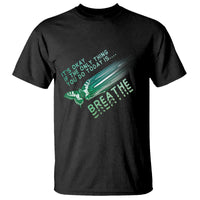 Suicide Prevention Awareness T Shirt It's Okay If The Only Thing You Do Today Is Breathe Aesthetic Butterfly Mental Health - Wonder Print Shop