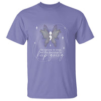 Suicide Prevention Awareness T Shirt The Option To Stop But The Decision To Keep Going Aesthetic Butterfly - Wonder Print Shop