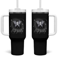 Suicide Prevention Awareness Tumbler With Handle The Option To Stop But The Decision To Keep Going Aesthetic Butterfly