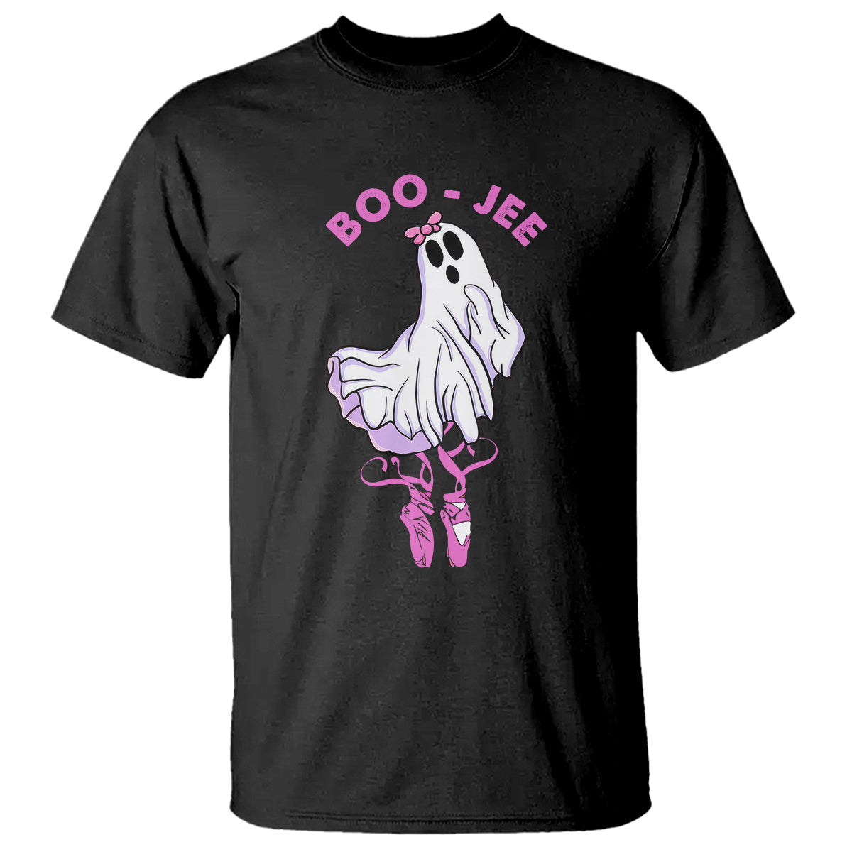 Halloween T Shirt Boo-Jee Ballerina Spooky Season Cute Ghost - Wonder Print Shop