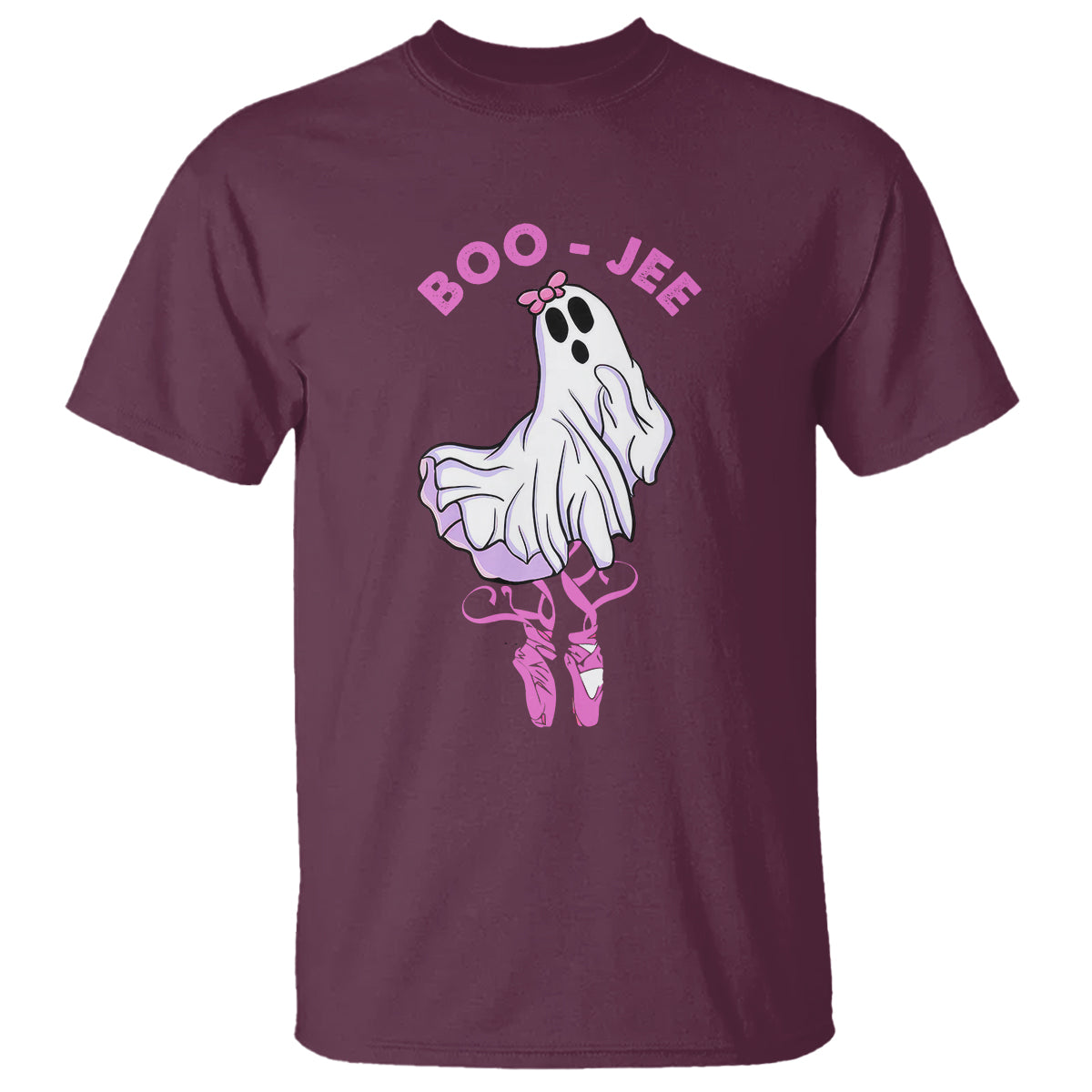 Halloween T Shirt Boo-Jee Ballerina Spooky Season Cute Ghost - Wonder Print Shop