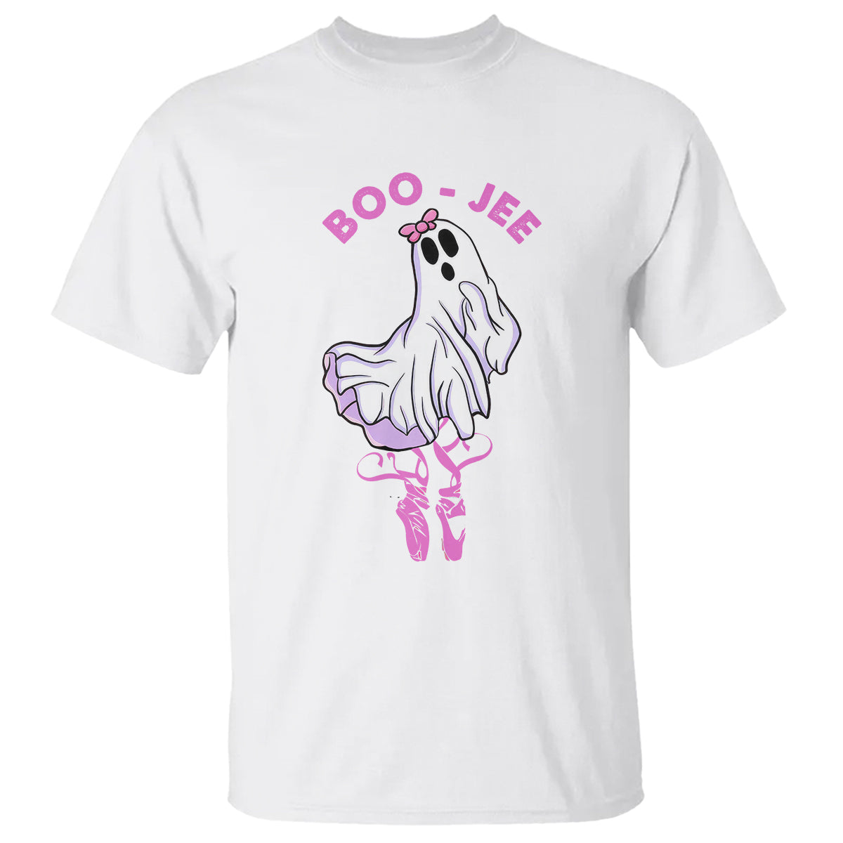 Halloween T Shirt Boo-Jee Ballerina Spooky Season Cute Ghost - Wonder Print Shop