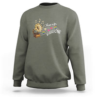 Music Lover Teacher Sweatshirt Music Is For Everyone - Wonder Print Shop