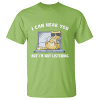 Cat Lover T Shirt I Can Hear You But I'm Not Listening - Wonder Print Shop