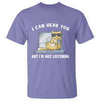 Cat Lover T Shirt I Can Hear You But I'm Not Listening - Wonder Print Shop