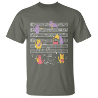 Cat Lover T Shirt Cat Playing Musical Instrument - Wonder Print Shop