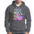 Cat Lover Hoodie UFO Catches Cat Into Space - Wonder Print Shop