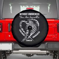 Without Awareness You Are Invisible Carcinoid Cancer Spare Tire Cover