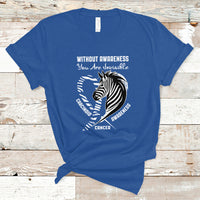 Without Awareness You Are Invisible Carcinoid Cancer T Shirt - Wonder Print Shop