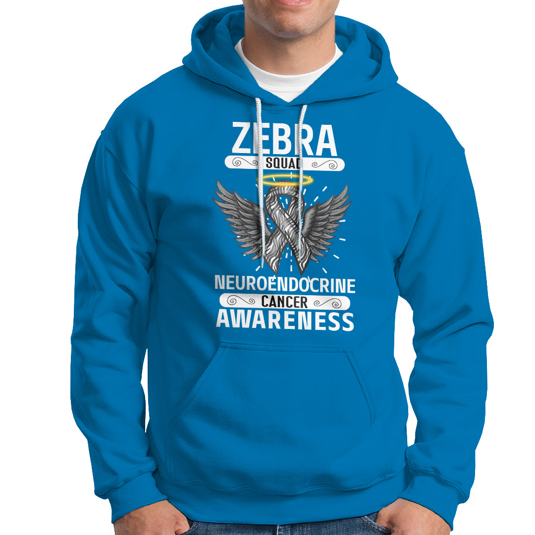 Zebra Squad Neuroendocrine Cancer Awareness Hoodie - Wonder Print Shop