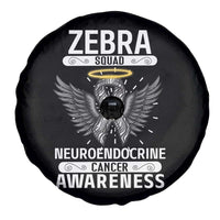 Zebra Squad Neuroendocrine Cancer Awareness Spare Tire Cover