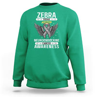 Zebra Squad Neuroendocrine Cancer Awareness Sweatshirt - Wonder Print Shop