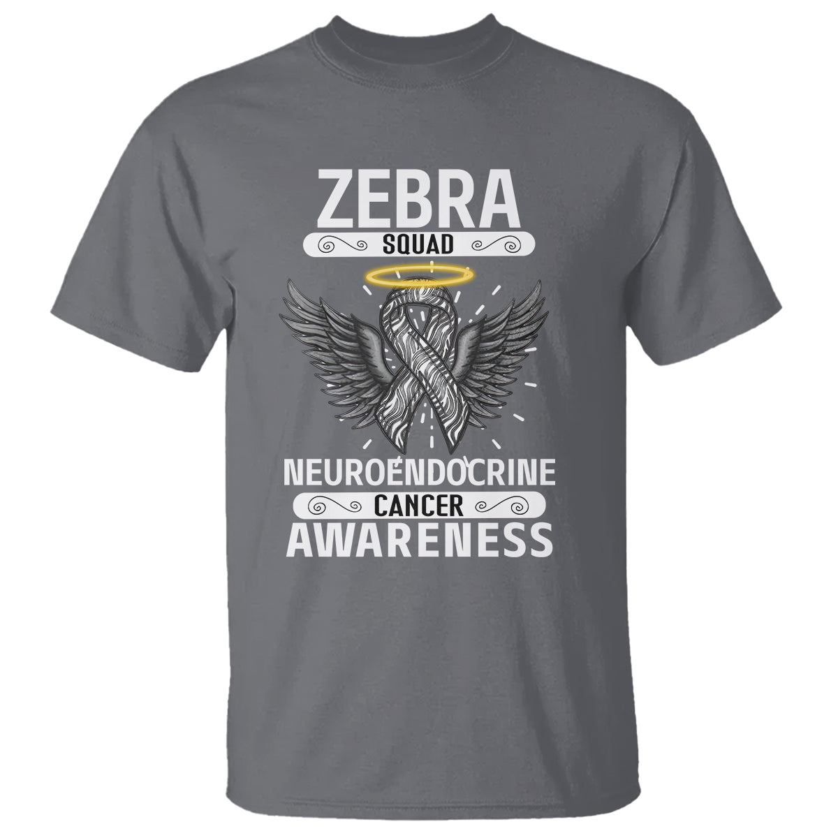 Zebra Squad Neuroendocrine Cancer Awareness T Shirt - Wonder Print Shop