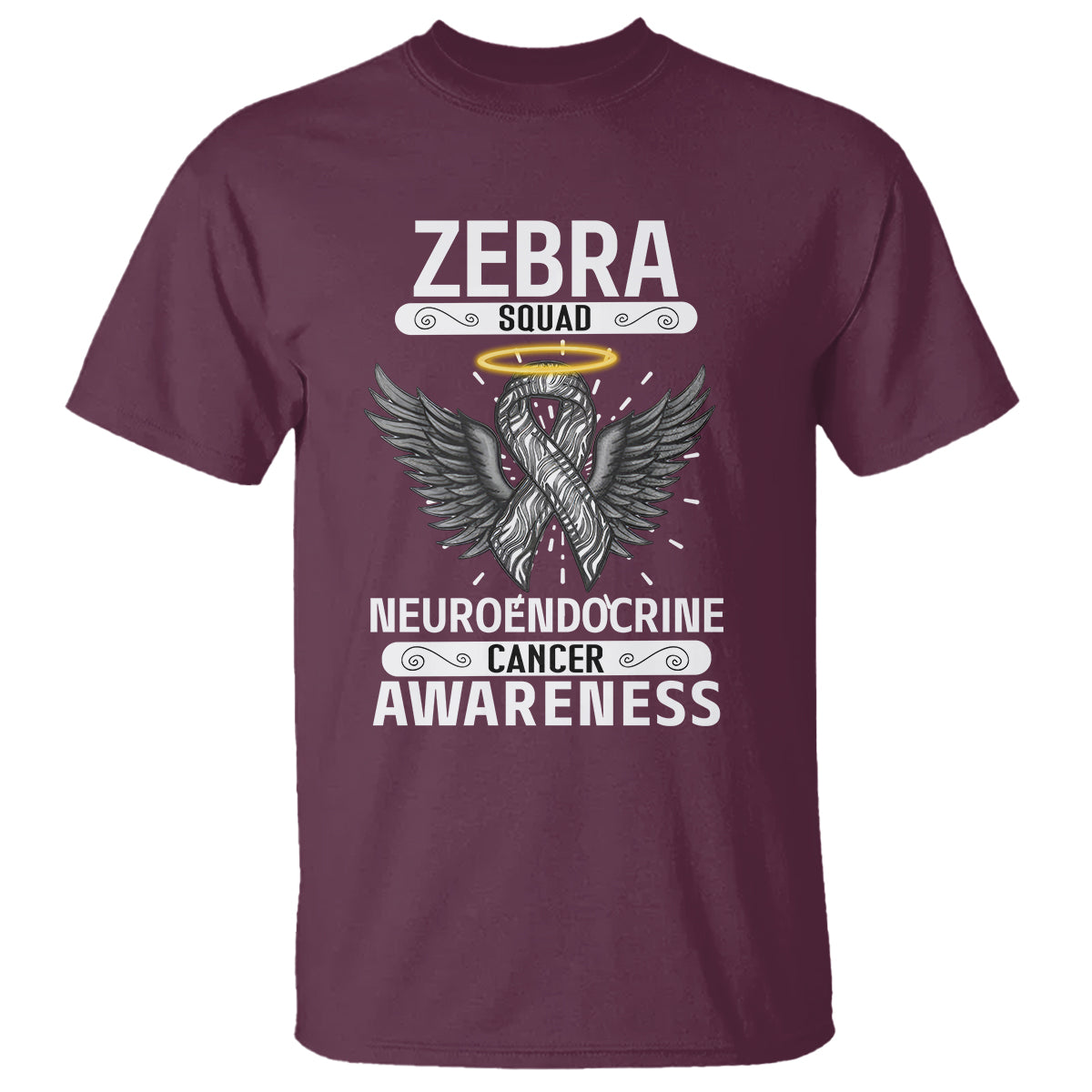 Zebra Squad Neuroendocrine Cancer Awareness T Shirt - Wonder Print Shop