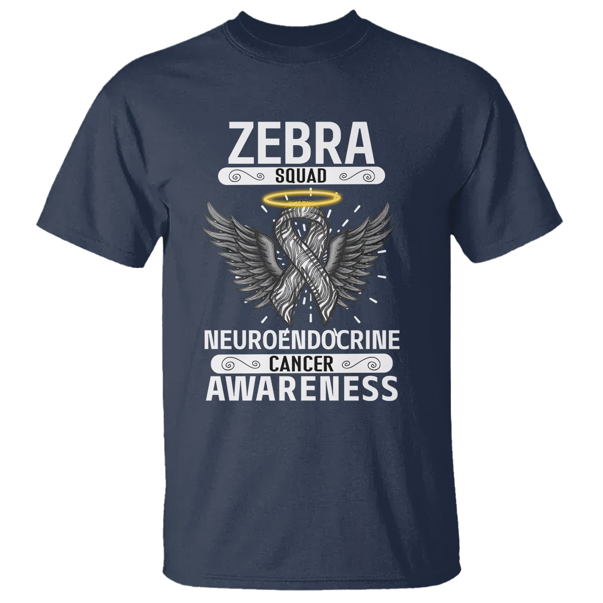 Zebra Squad Neuroendocrine Cancer Awareness T Shirt - Wonder Print Shop