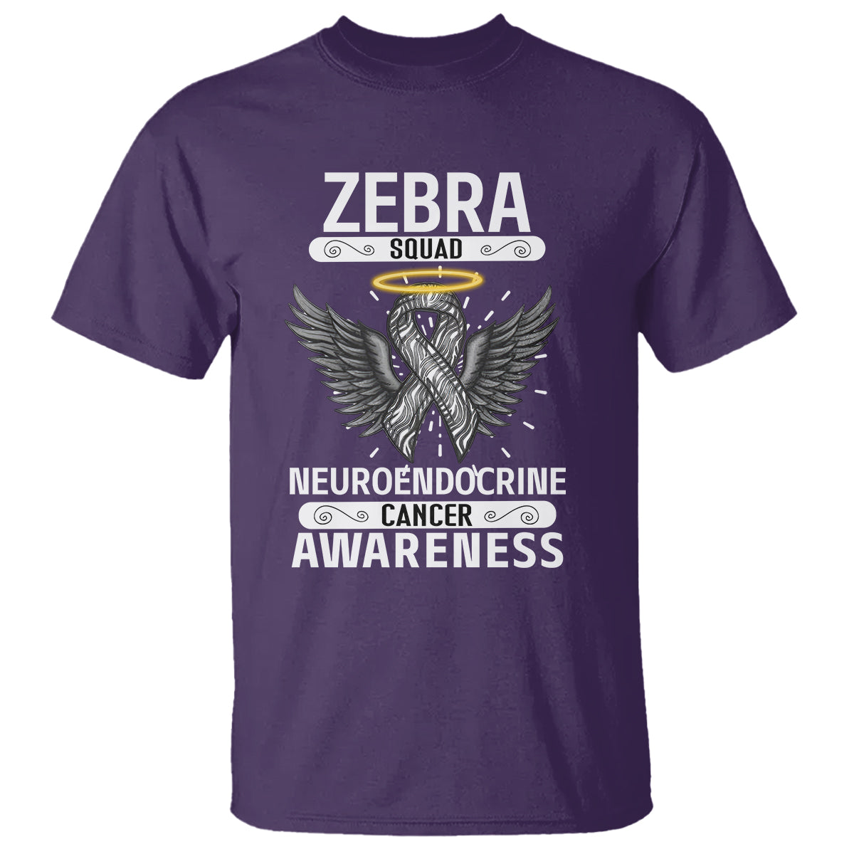 Zebra Squad Neuroendocrine Cancer Awareness T Shirt - Wonder Print Shop