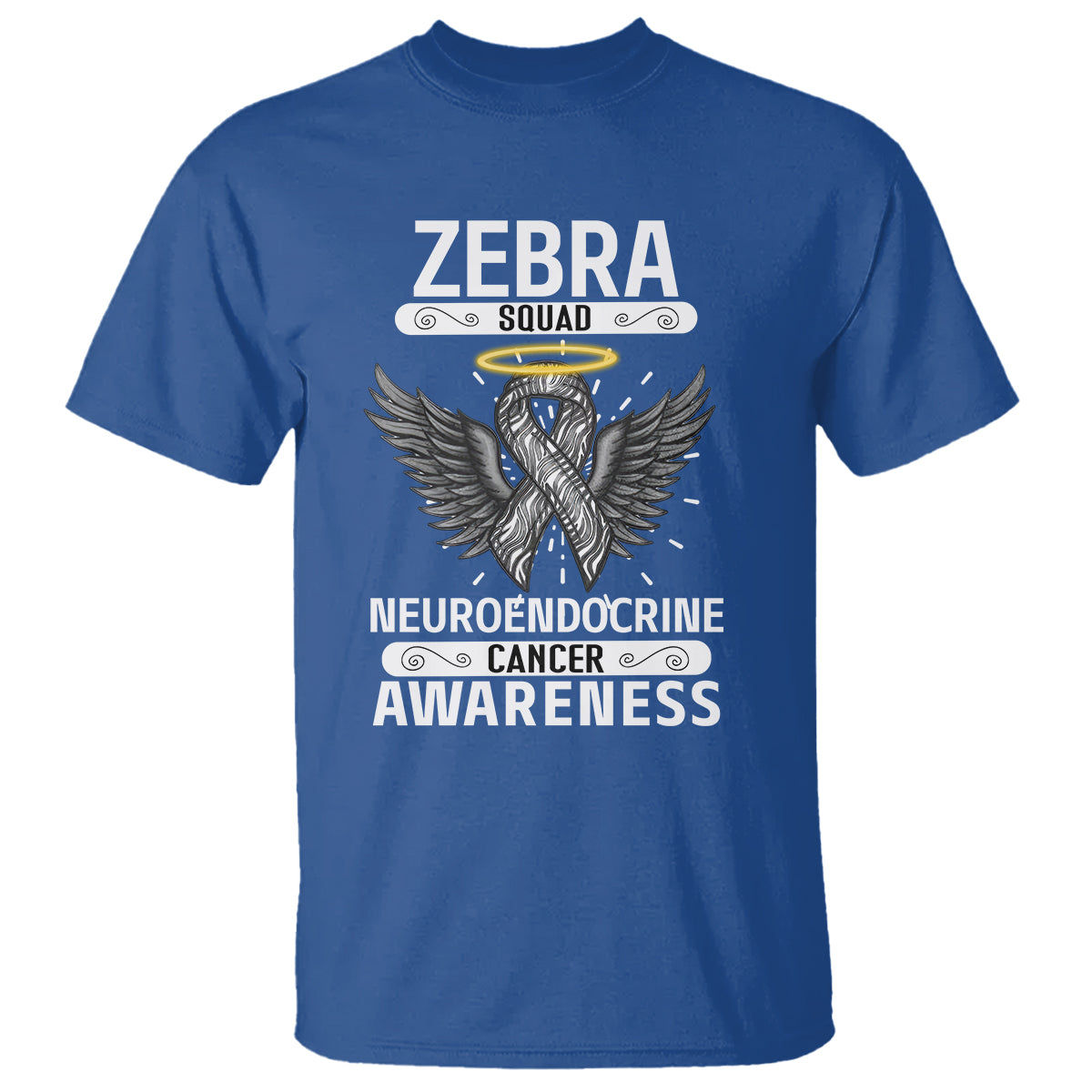 Zebra Squad Neuroendocrine Cancer Awareness T Shirt - Wonder Print Shop