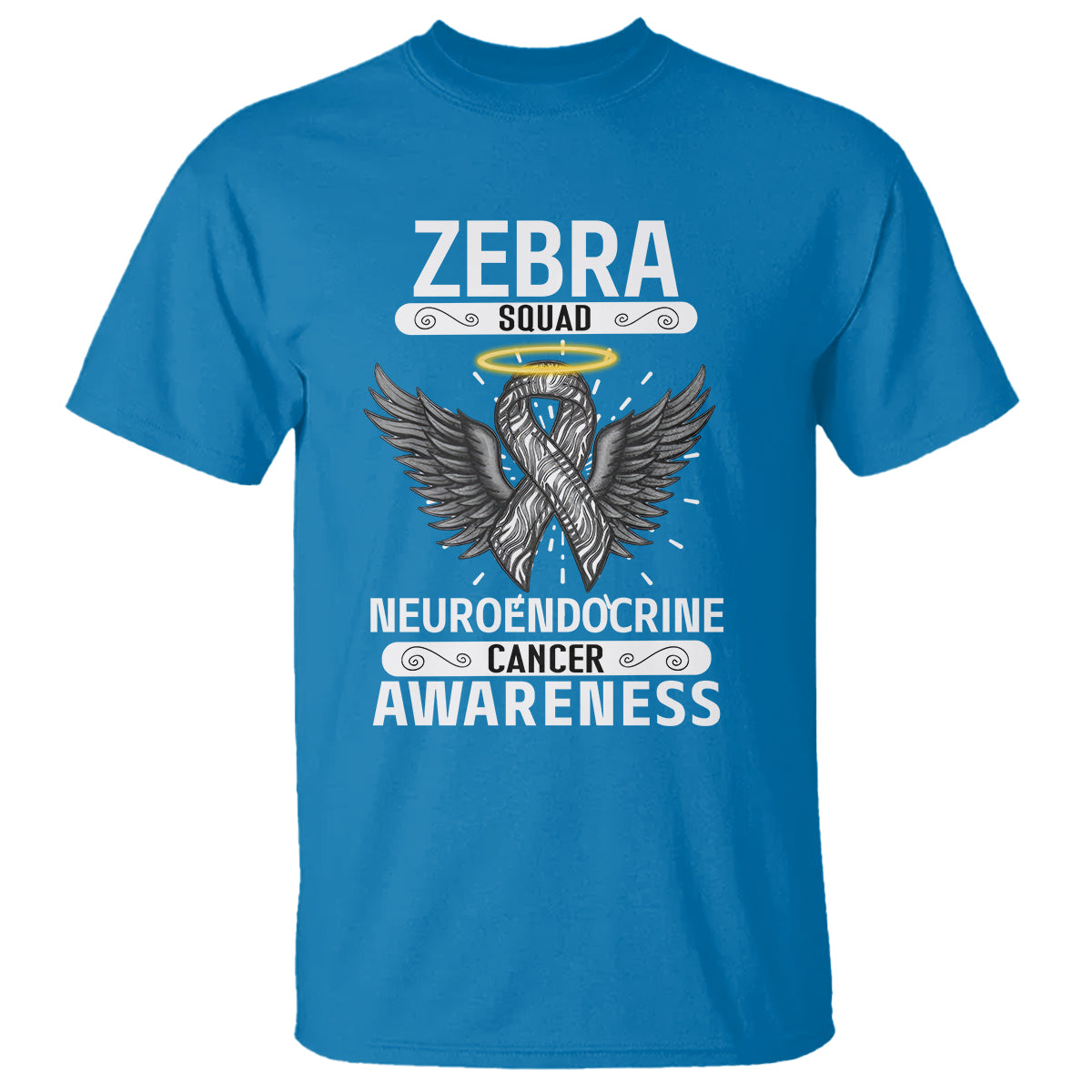 Zebra Squad Neuroendocrine Cancer Awareness T Shirt - Wonder Print Shop