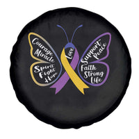 Fight Bladder Health And Cancer Awareness Butterfly Spare Tire Cover