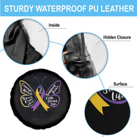 Fight Bladder Health And Cancer Awareness Butterfly Spare Tire Cover