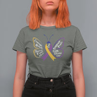 Fight Bladder Health And Cancer Awareness Butterfly T Shirt For Women - Wonder Print Shop